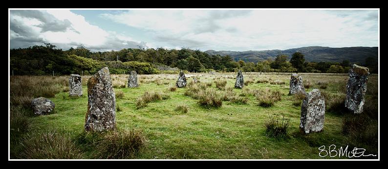 Lochbuie Stone Circle: Photograph by Steve Milner